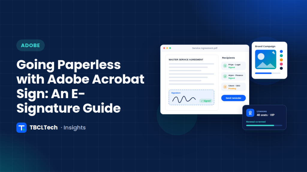 Going Paperless with Adobe Acrobat Sign: A Practical Guide to E-Signatures